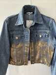 Flam Mode kurtka katana jeansowa złoto L 38/40 new %%%