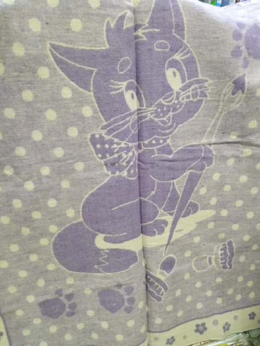 Одеяло детское полушерстяное