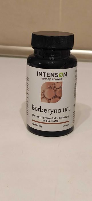 60 kapsułek - Berberyna HCL 500 mg