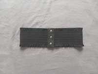 Nowy pasek szeroki 10 cm dł. 71 - 120 cm bardzo elastyczny czarny