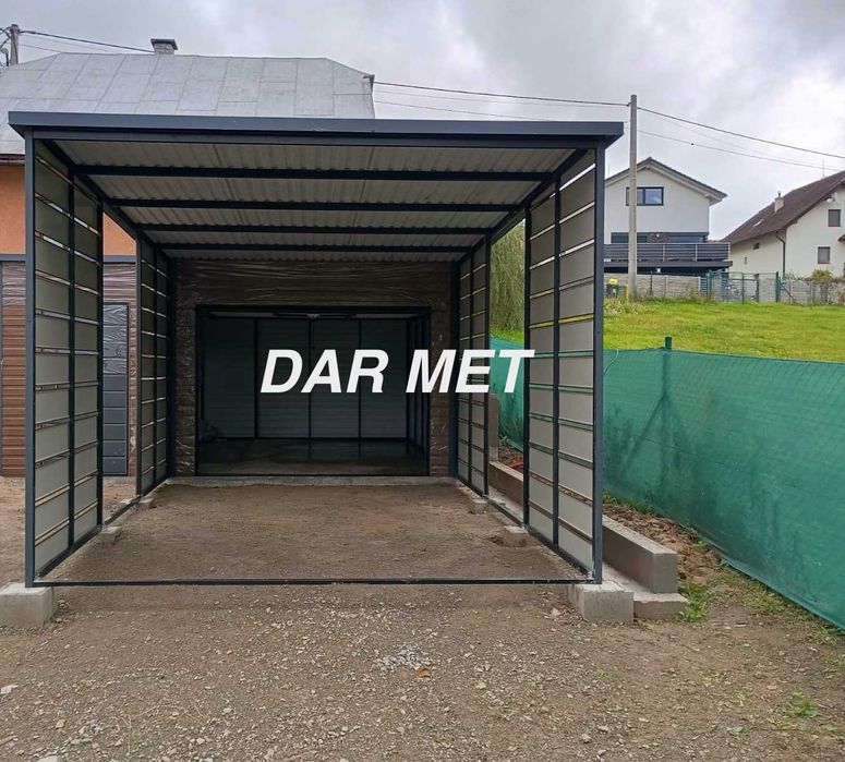 Hala Garaż Wiata Warsztat Magazyn Konstrukcja Stalowa Projekt Dar Met