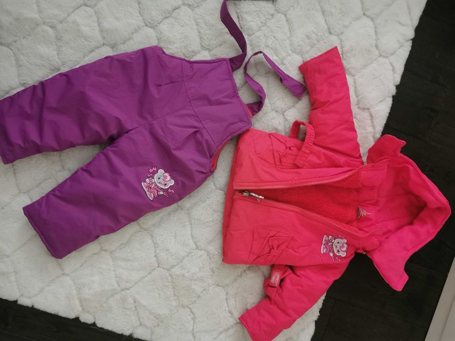 Kurtka i kombinezon dziewczęcy 2 latka