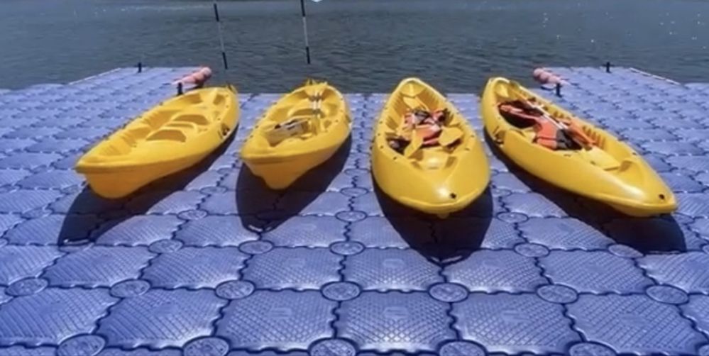 Kayak (canoas) 3 lugares (novos)