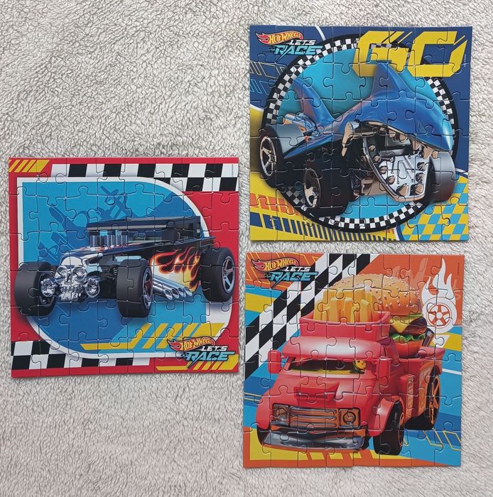 Puzzle Hot Wheels 5+