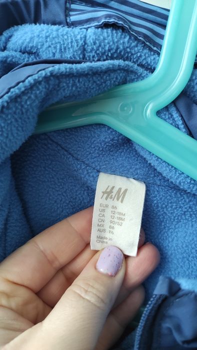 Kombinezon zimowy h&m 86 92