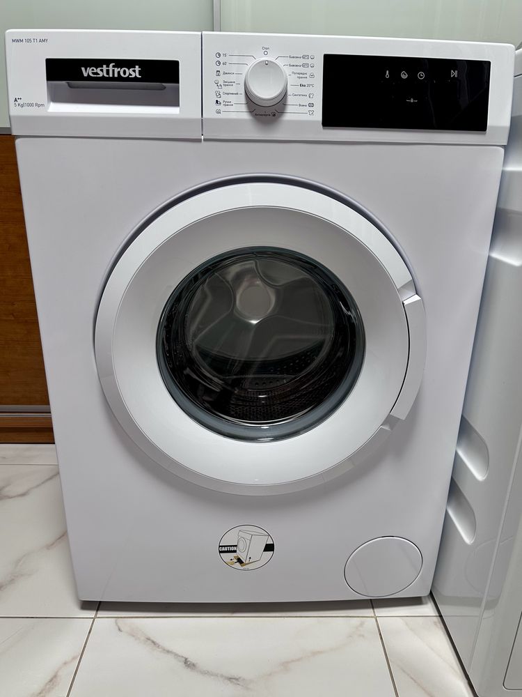 Офіційна! Vestfrost MWM 105 T1 AMY (А++) на 5 кг – всього 30 циклів