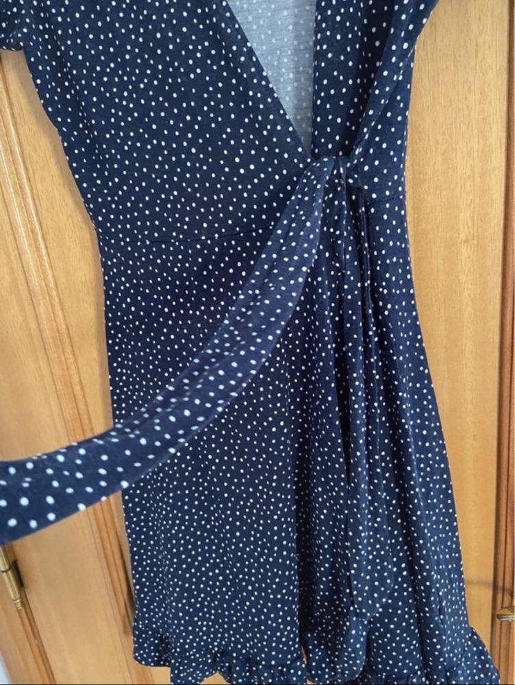 Vestido azul marinho - Lefties