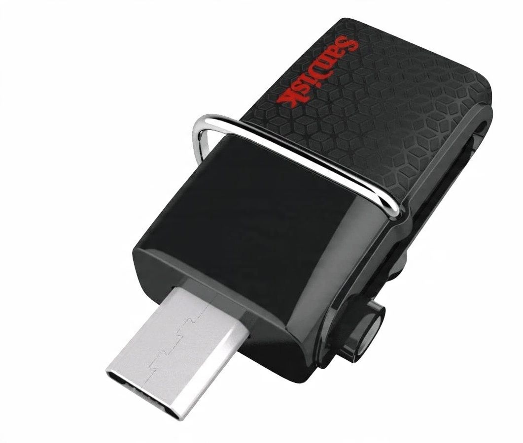 Sandisk (USB + micro usb) 64GB.