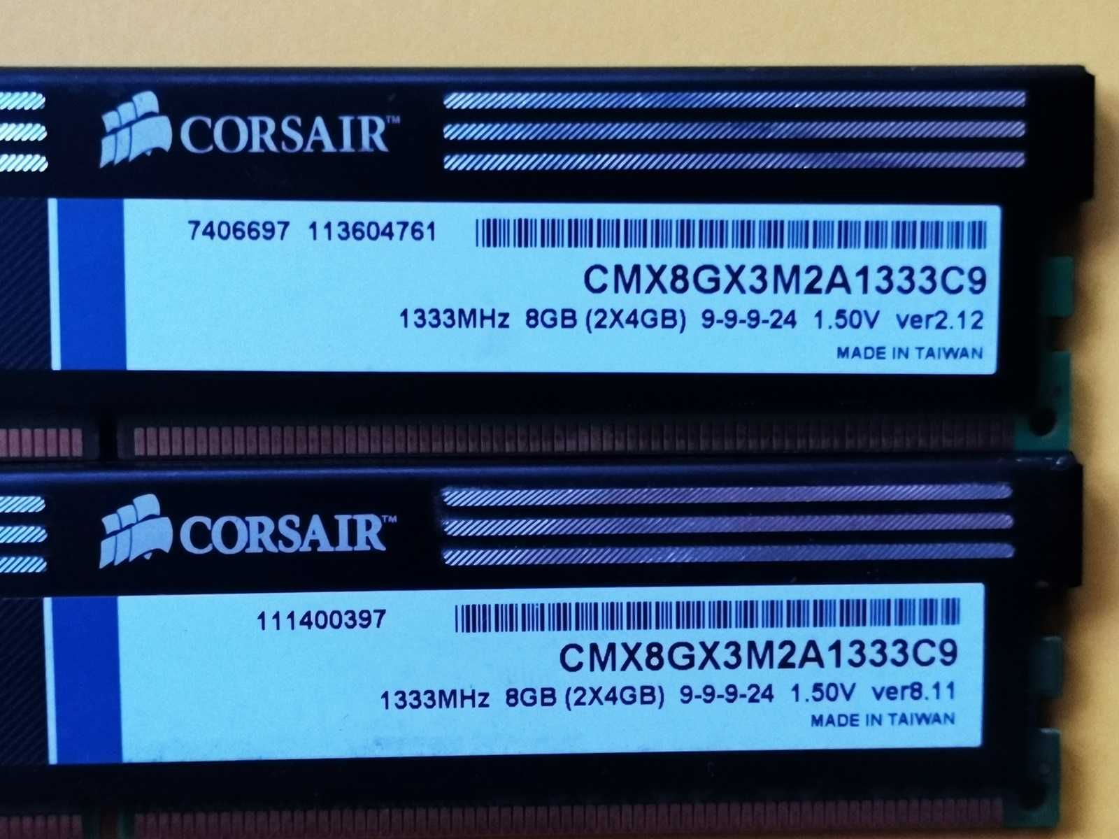 DDR3 8GB CoRsaiR xMs3 10600 -Komputer