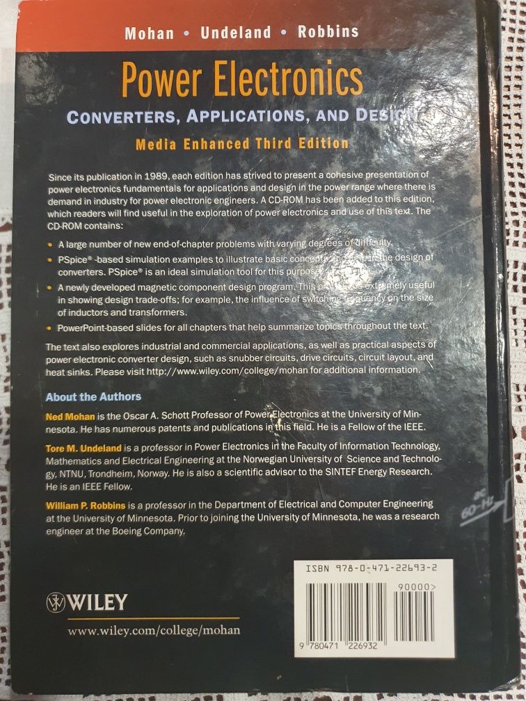 Power Electronics - Converters, Applications and Design