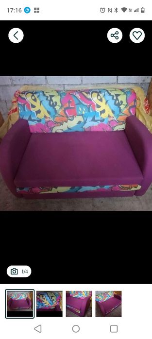 Sofa rozkładana młodzieżowa