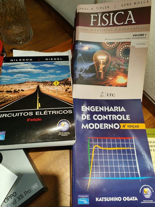 Livros física e Electrónica (alguns já vendidos)