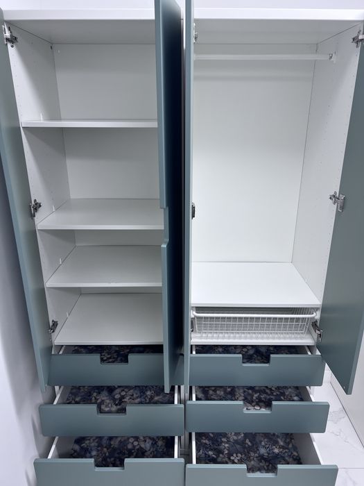 Szafy Ikea Stuva garderoba, zestaw mebli