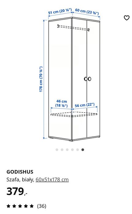 Zestaw mebli  Godishus z IKEA