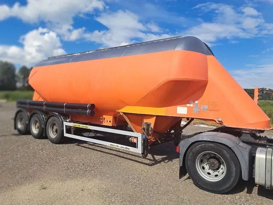 Feldbinder EUT 38.3  cementonaczepa naczepa do cementu silos do sypkich VAT23% netto:35000