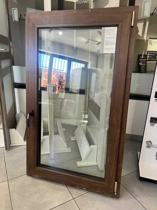 Okno PCV Pasywne energooszczędne orzech 3 - szybowe