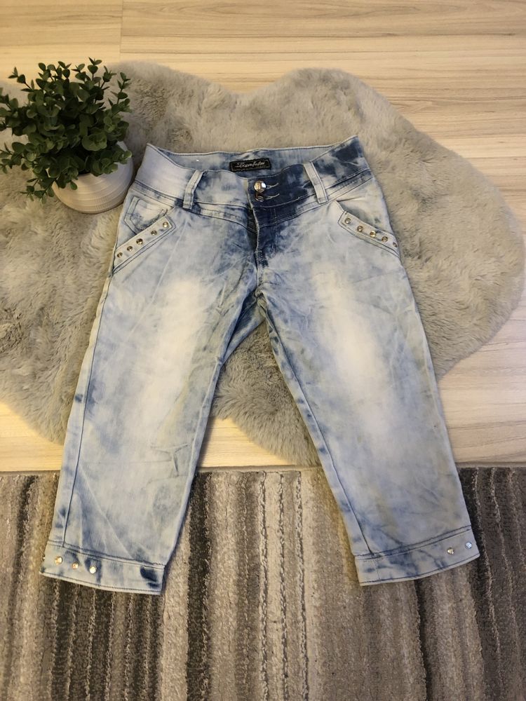 Spodenki rybaczki Jeans rozmiar S 36