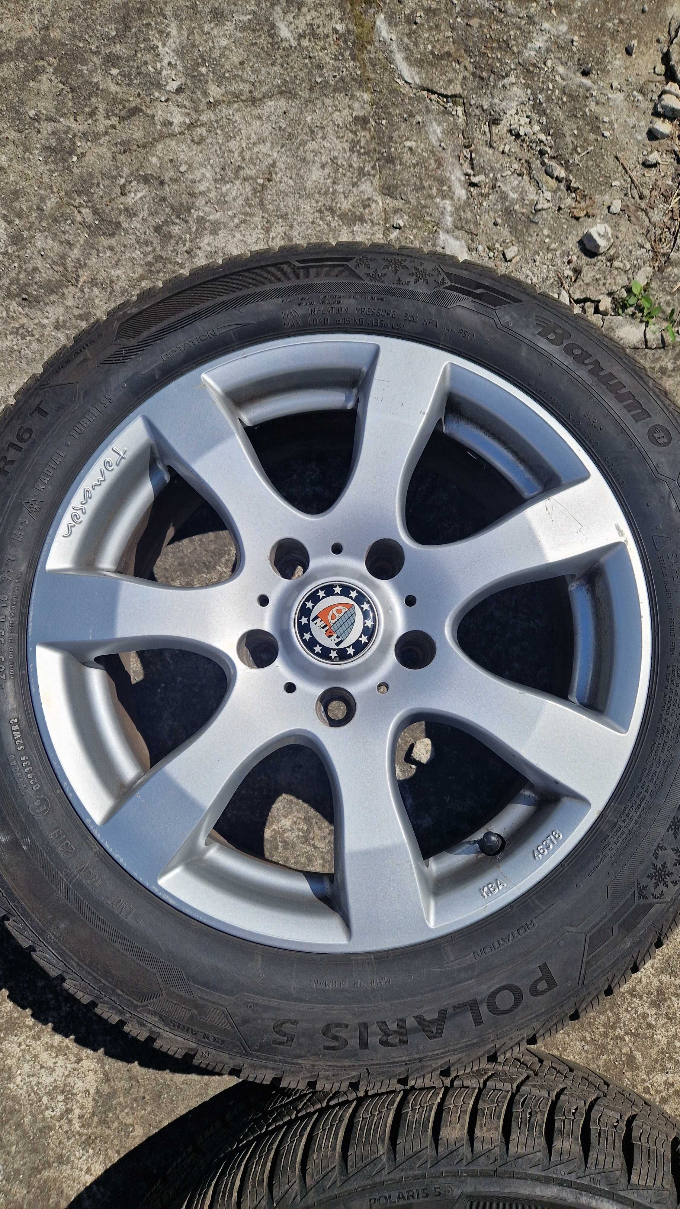 Koła zimowe BMW 3 III E46 E90 5X120  Barum Polaris 5 205/55/R16