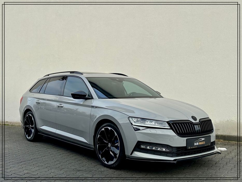 Skoda Superb 272KM 4X4 Sportline matrix virtual panorama canton webasto kamera FV
