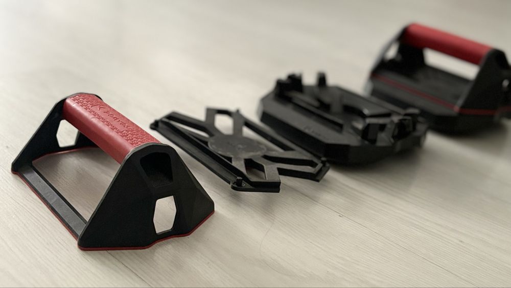Base dinâmica para flexões e treino core