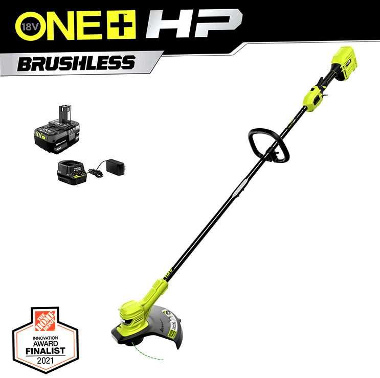 Безщітковий тример кромкоріз коса Ryobi One+ HP P20120 18В 33 см США