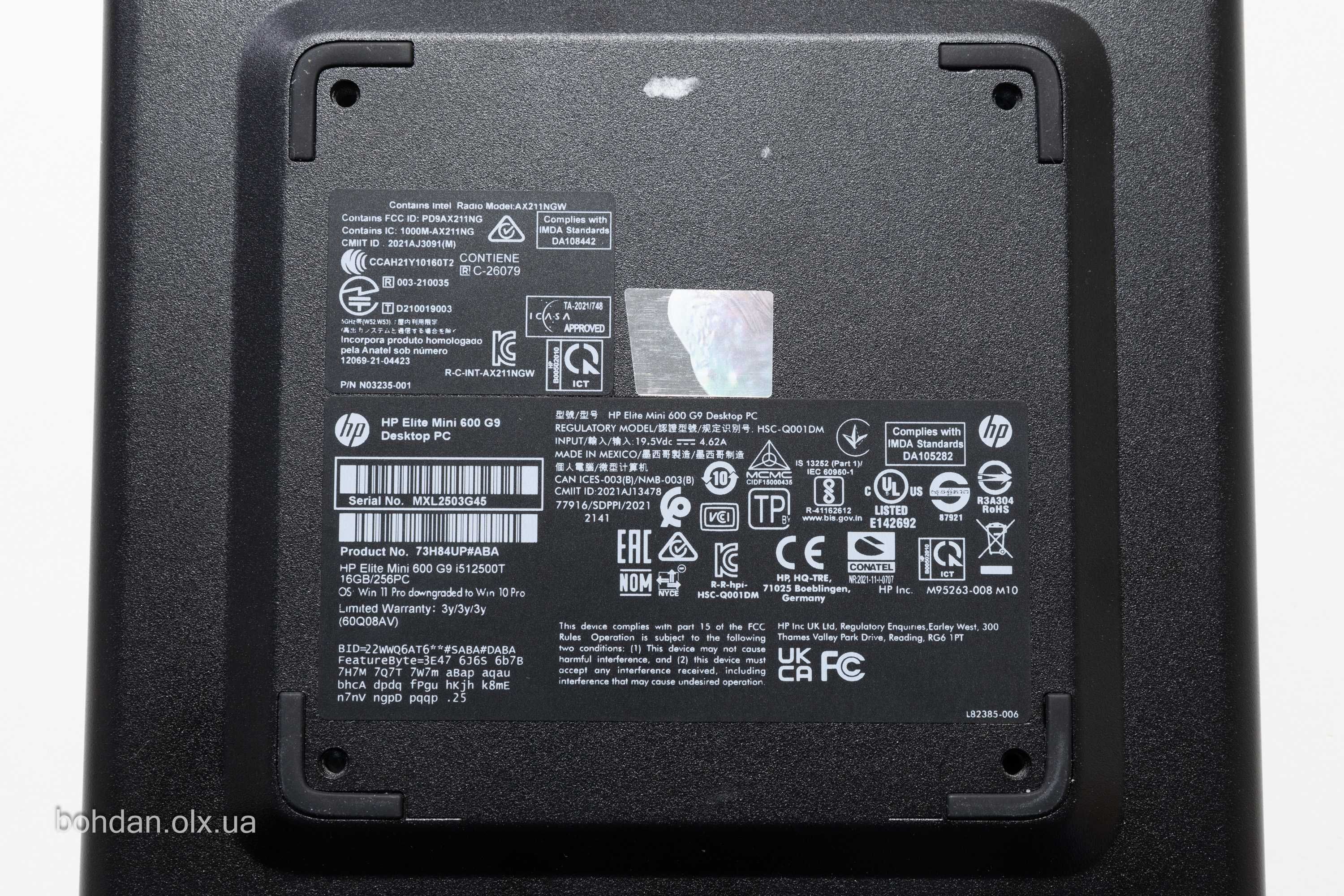 HP Pro/Elite Mini 600/800 G9 i5-12500T 16GB 256GB W11Pro