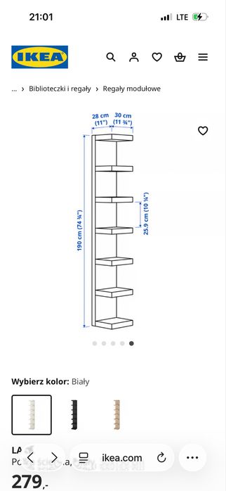 półka narożna ikea