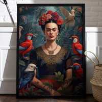 Plakat A3 Frida Kahlo portret