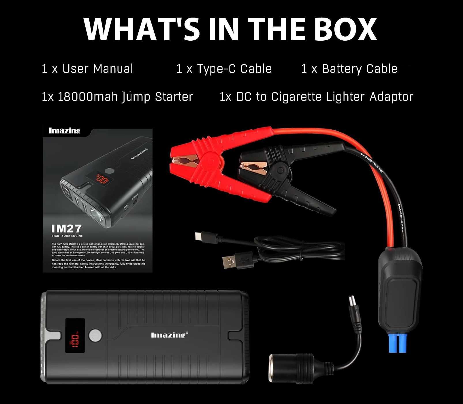 Зарядная станция, Пусковое устройство, Powerbank, Jump Starter