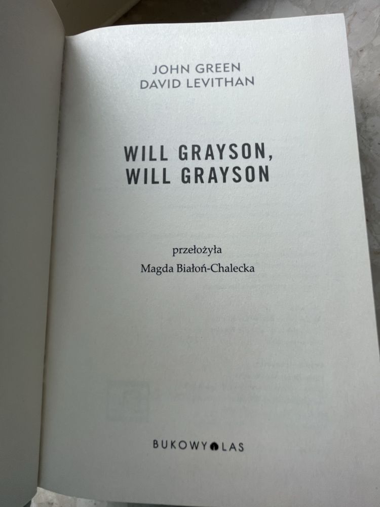 Książka pt. „Will Grayson, Will Grayson”