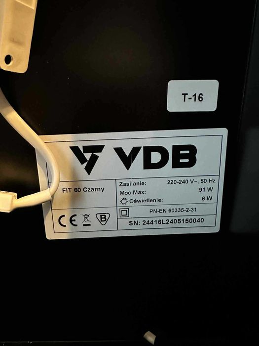 Okap podszafkowy VDB fit 60