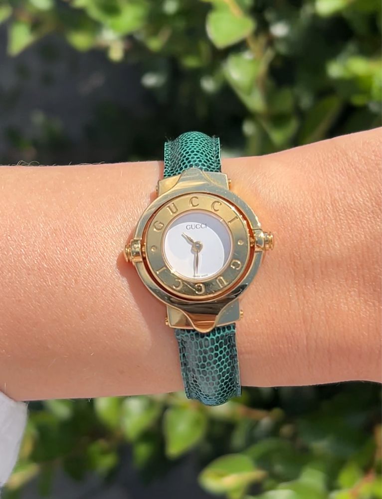 Годинник Gucci 6600l два кольори