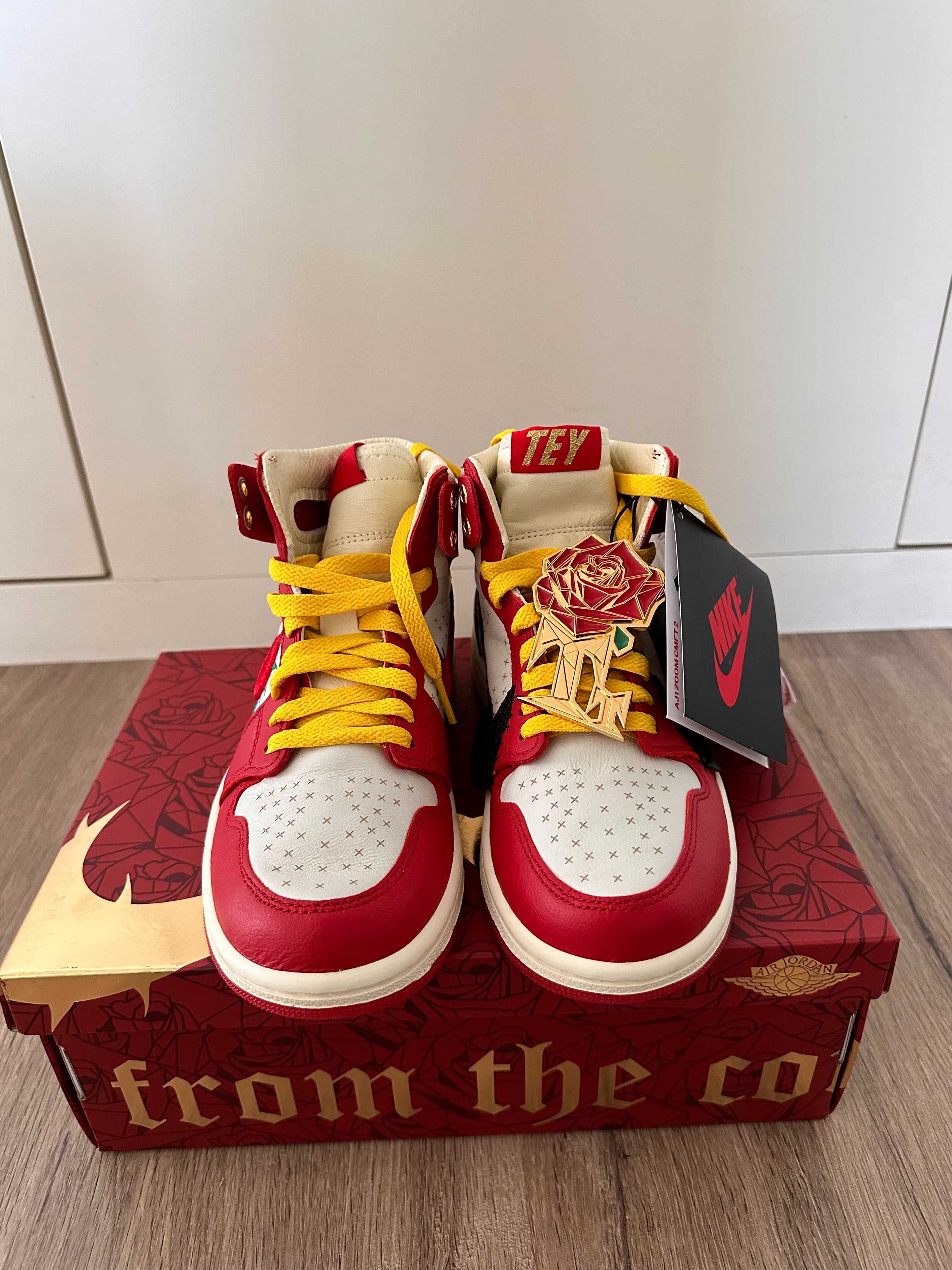 Jordan 1 High Zoom Air CMFT 2 Teyana Taylor A Rose From Harlem EU 35.5