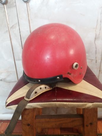 шлем мотоциклетный ссср красный