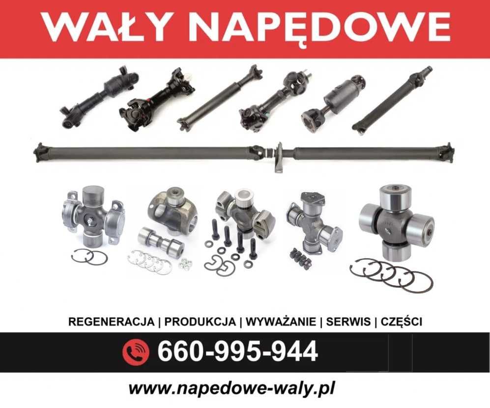 Wał napędowy Iveco Daily, EUROCARGO, Eurotech, Stralis, Trakker, DAF