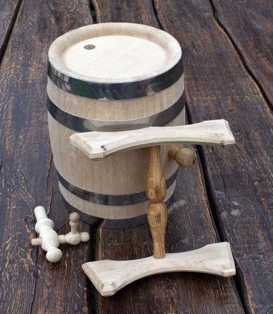 Дубова бочка D60, діжка з дубу, хорошої якості, різні літражі