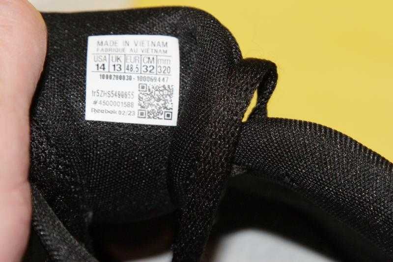 Кросівки чоловічі Reebok, розмiр 47,5