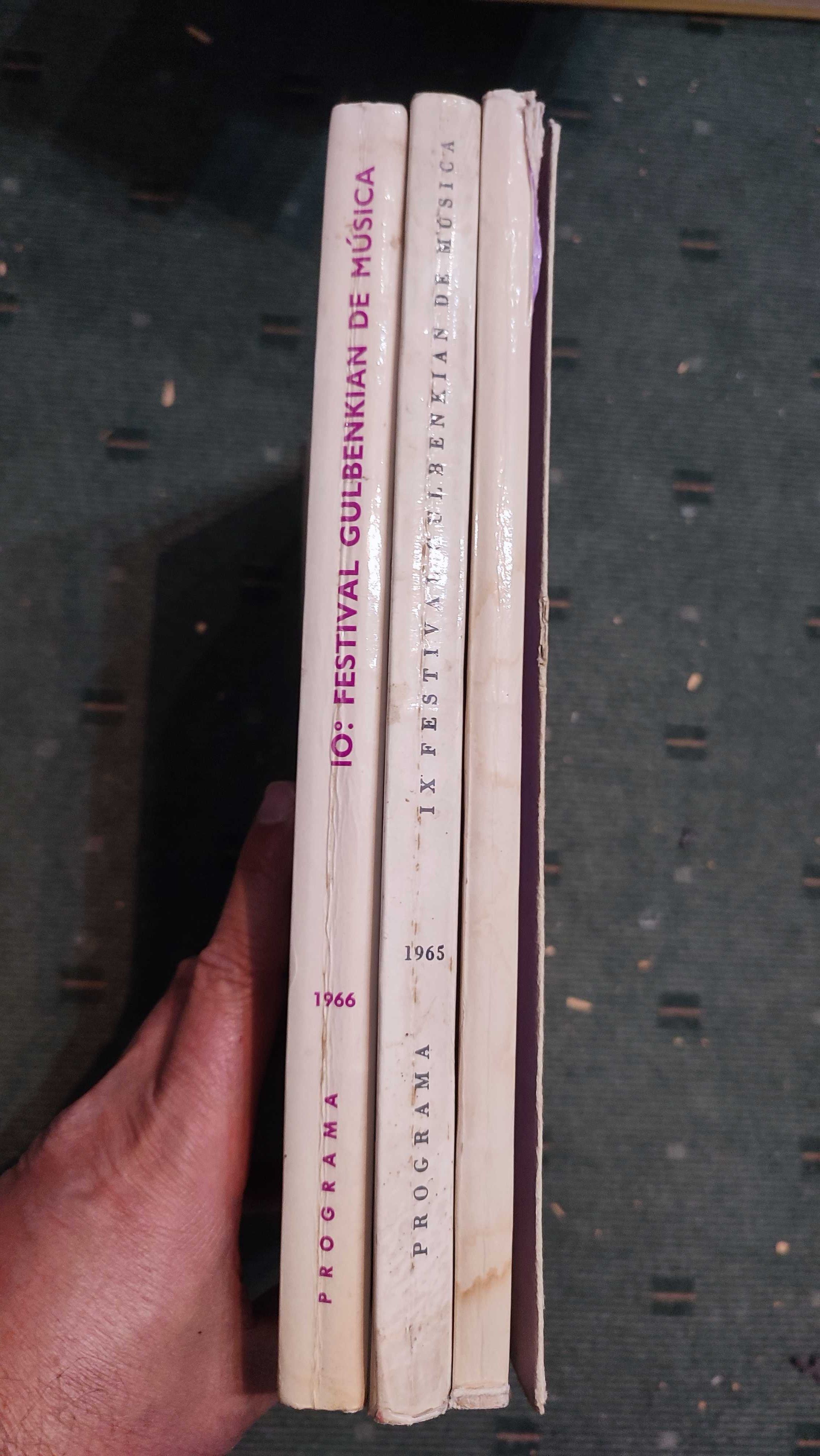 4 Catálogos de Música Fundação Calouste Gulbenkian - Anos 60