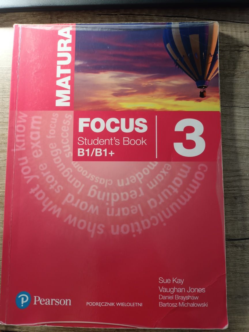 Matura Focus student's book a2+/b1, b1/b2 i  b2/b2+ częściowo ołówkiem