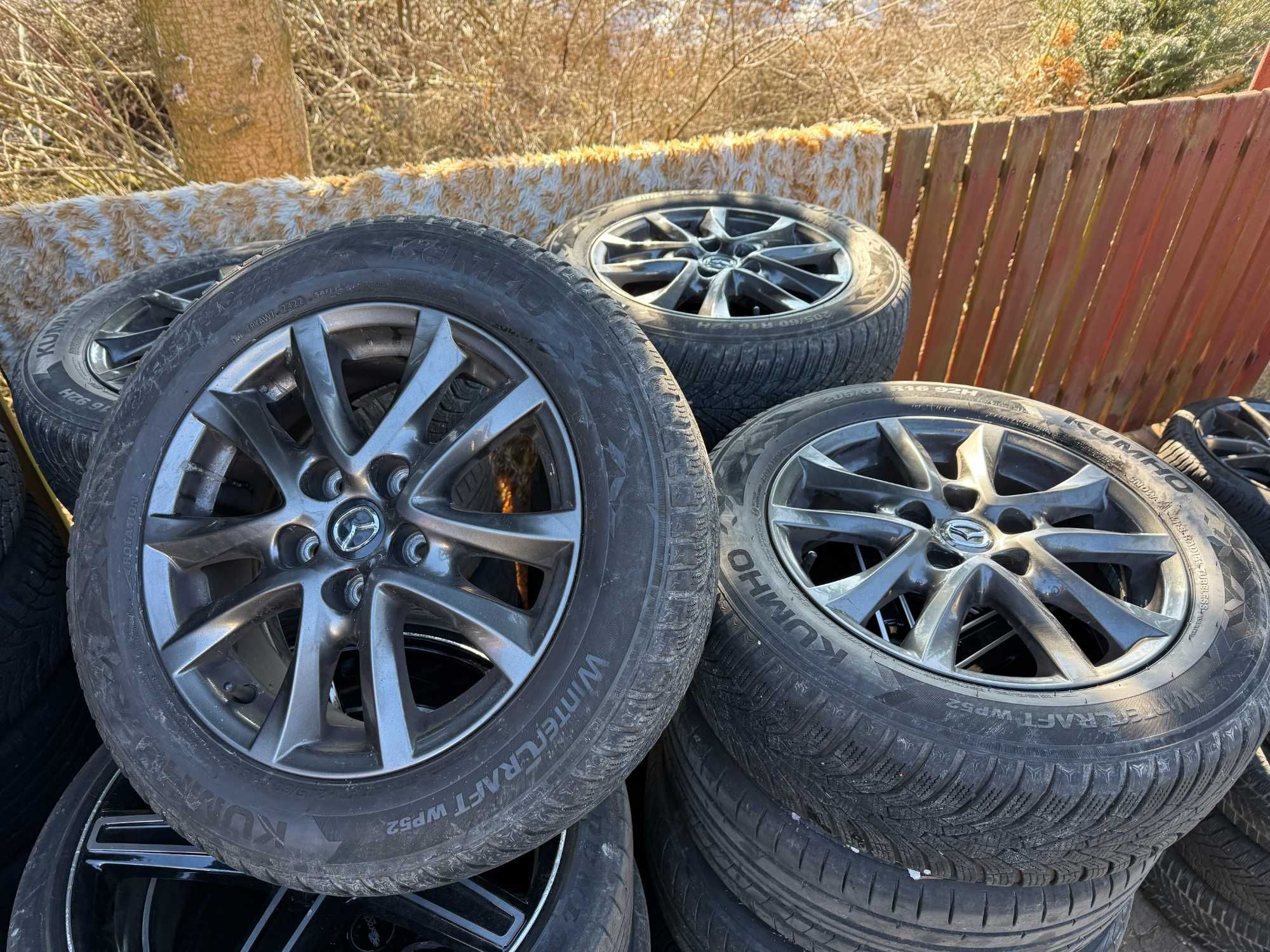 Felgi aluminiowe 16" 5x114,3 Mazda 3 5 6 CX-3 CX-30 z oponami 2022 r.