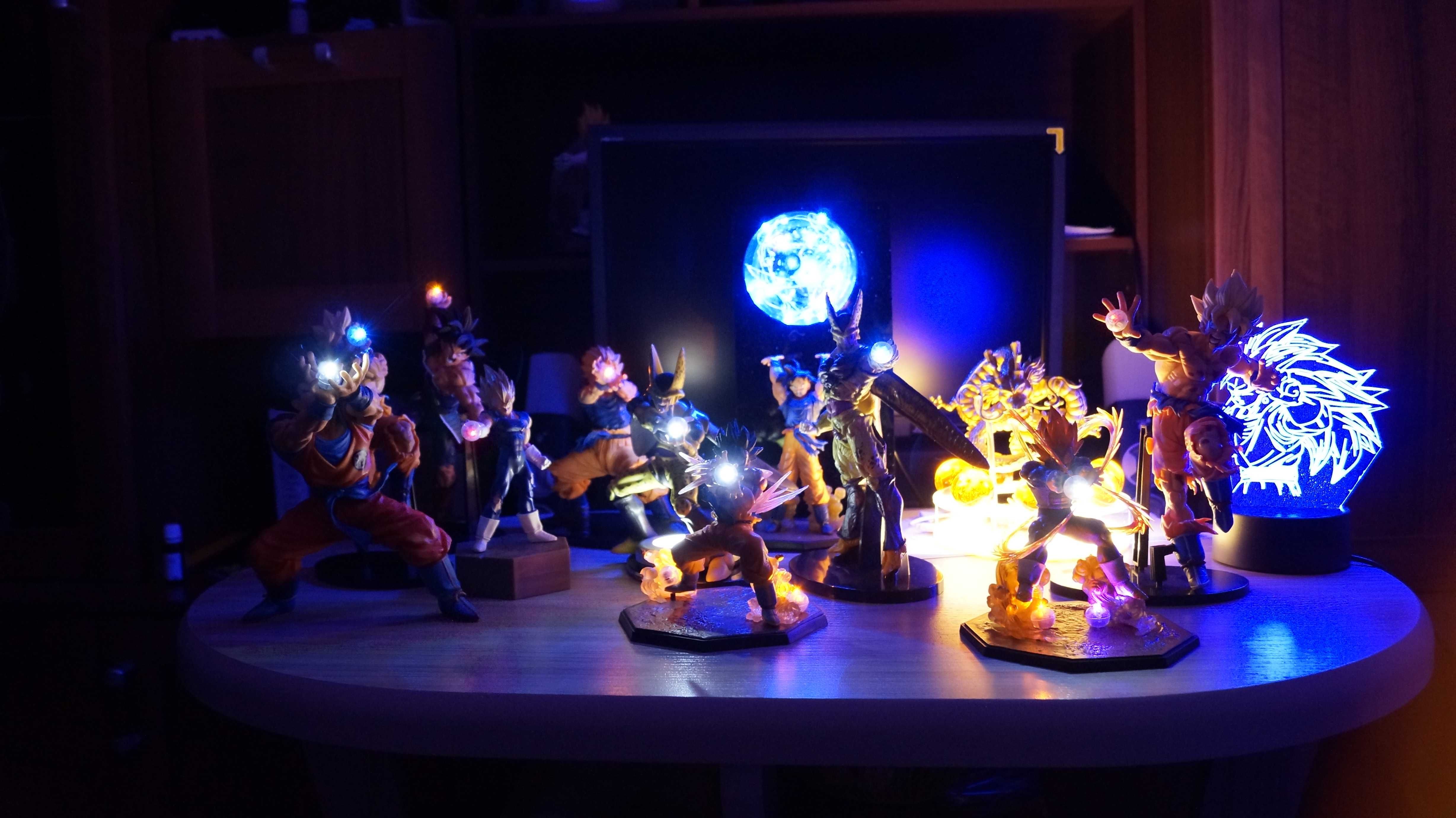 Dragon Ball Genki Dama lampka LED różne kolory wariacje