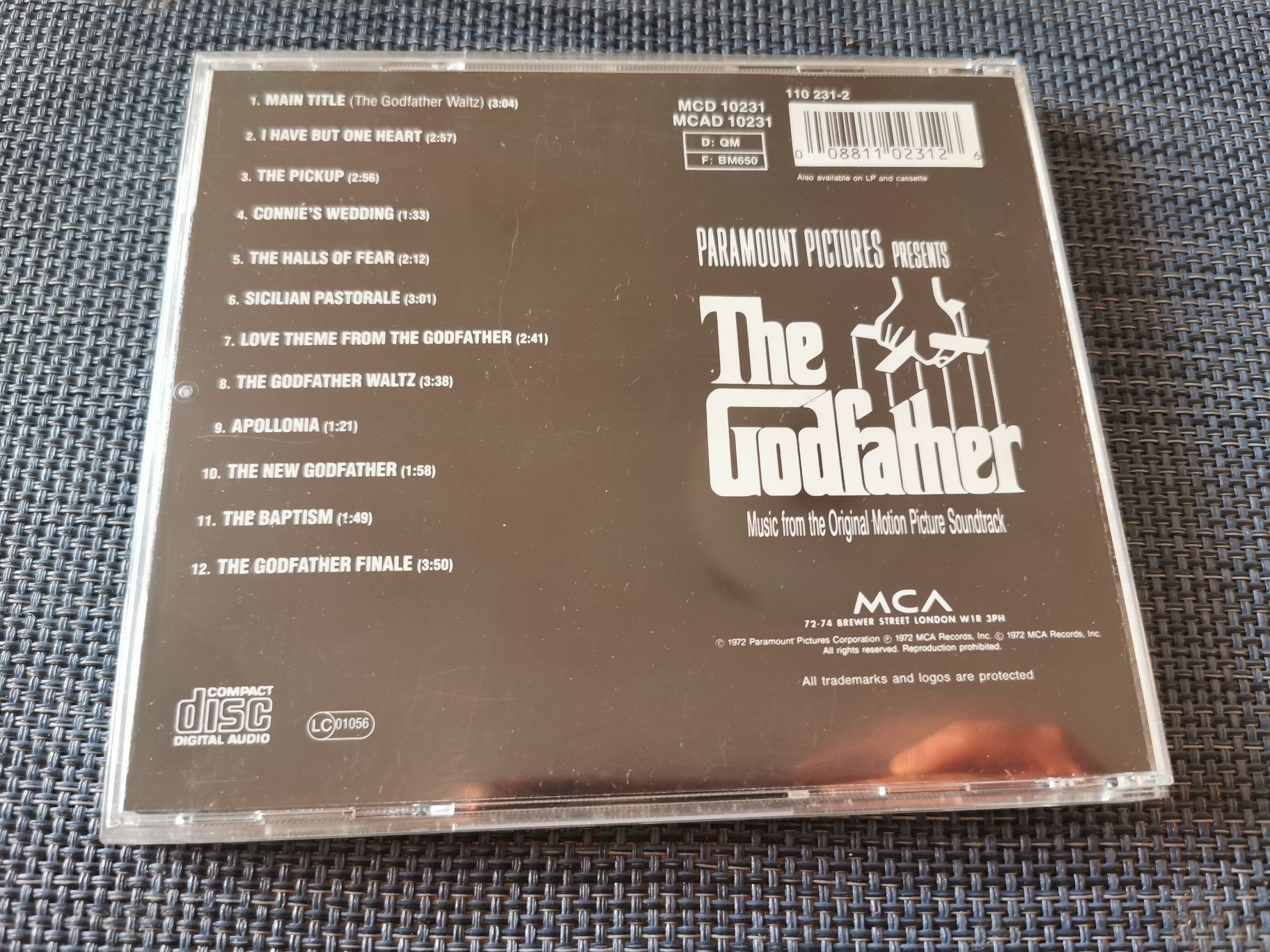 The Godfather - 1 x CD muzyka z filmu