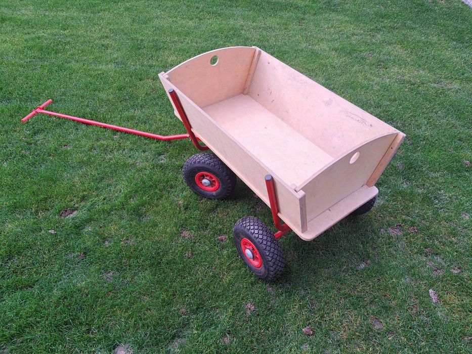 Wózek transportowy pompowane koła dla dzieci