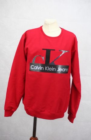 Bluza damska Calvin Klein Jeans czerwona roz. S L XL
