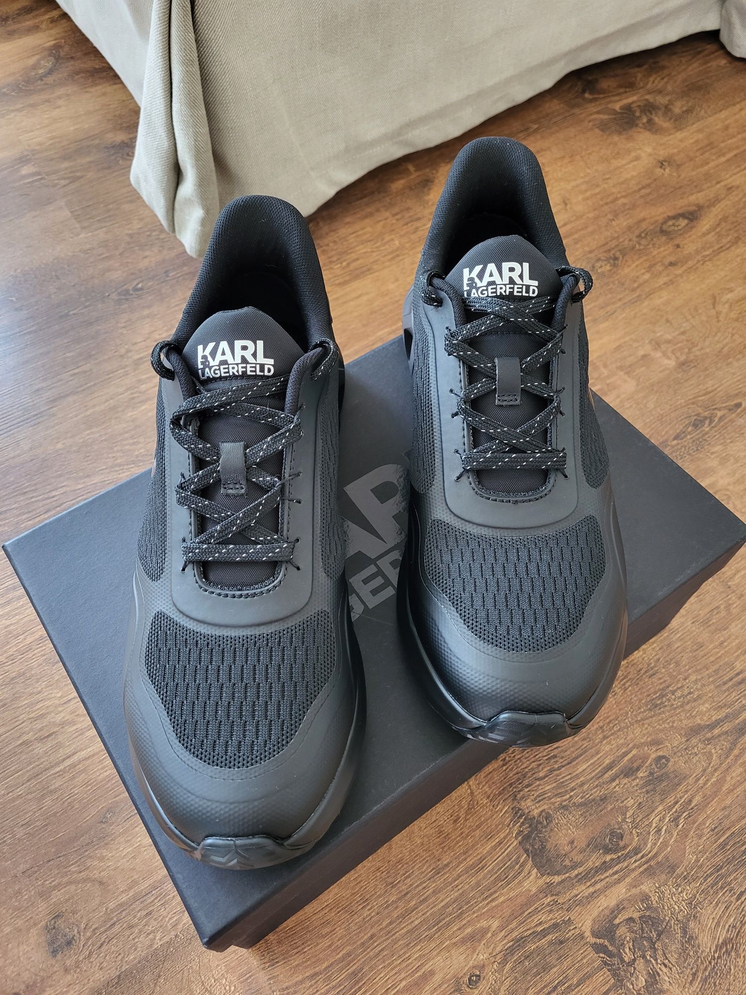 Karl Lagerfeld Sneakersy/Buty Męskie Czarne r.43 Nowe