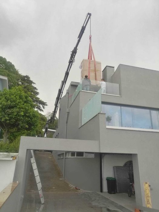 Serviço Aluguer camião grua elevação até 36ml