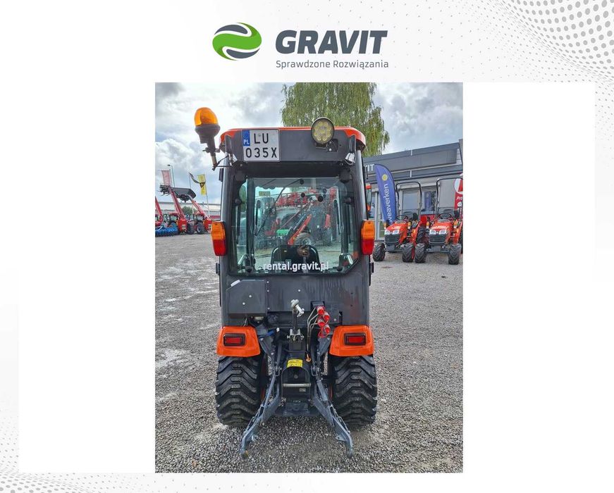 Ciągnik komunalny KUBOTA BX231CAB - od dealera, GWARANCJA, pług GRATIS
