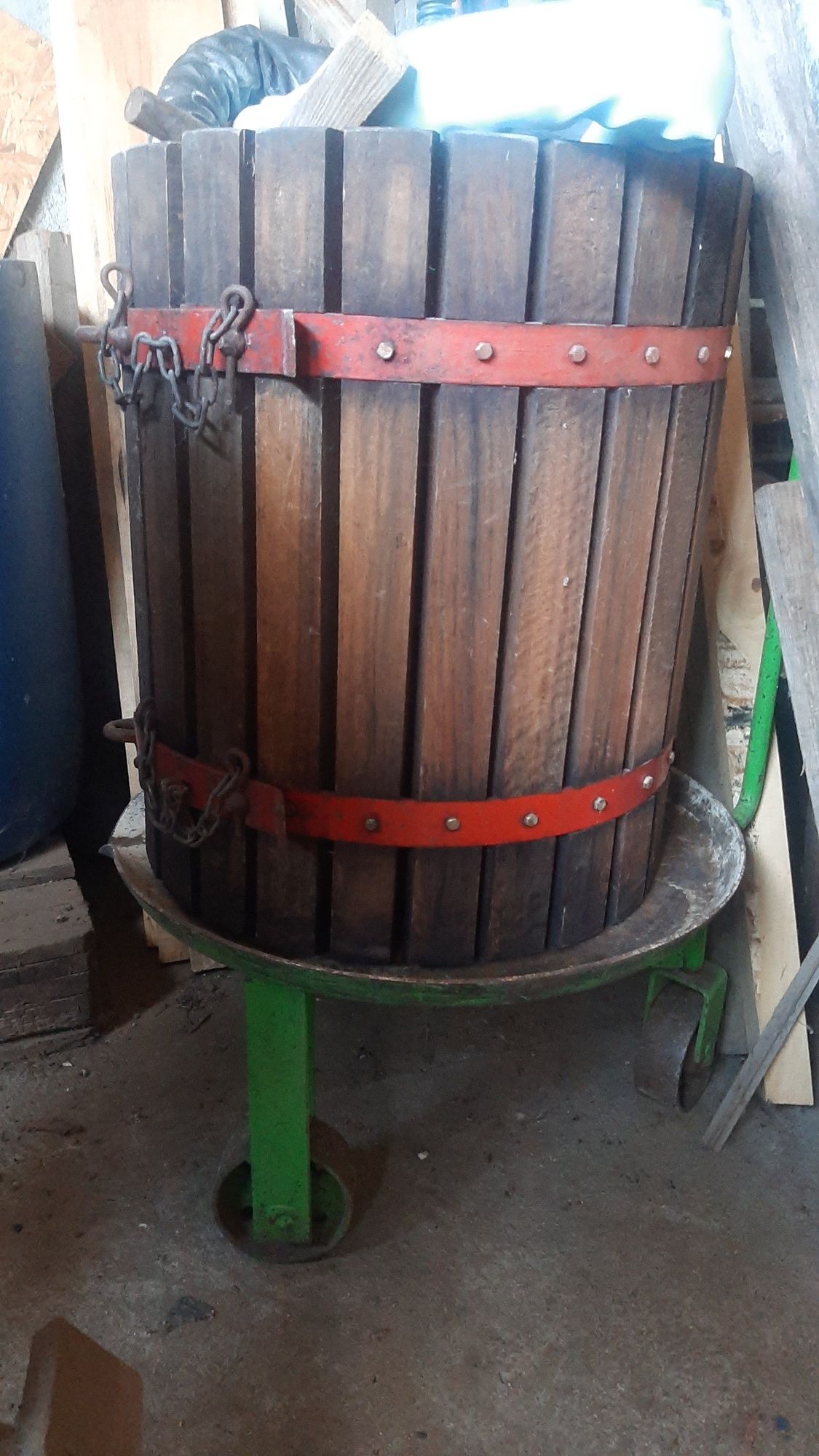 Prensa para uvas