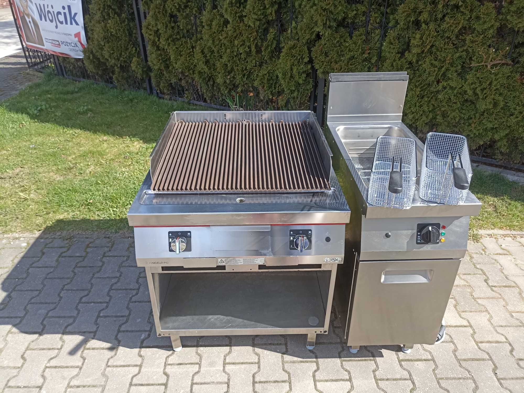 Grill lava smażalnik gazowy frytkownica płyta patelnia