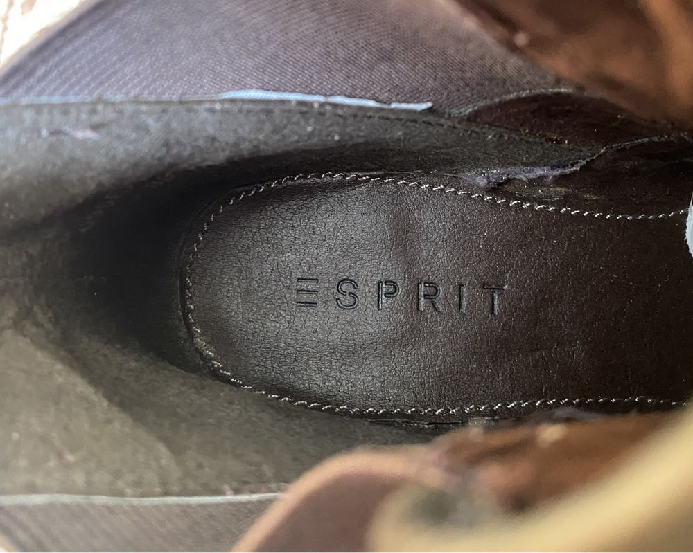 Esprit жіночі батильйони з натуральної шкіри, 38 розмір